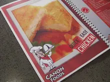 Canon Foods Chicken & Cheese Schnitzels - archival photograph