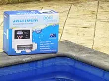 Pool Controls - archival photograph