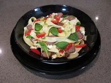 Cannon Foods Gourmet Chevups Chili, Feta and Spinach Pasta - archival photograph