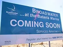 Broadwater on the Marina - archival photograph