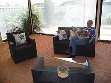 Aussie Outdoor Alfresco Cafe Blinds - archival photograph