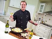 Cooking With Martin Gillespie - Retro Chef - archival photograph