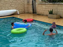 Pool Controls 'Manufacturers of Chemigem and Saltigem' - archival photograph