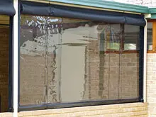 Aussie Outdoor Alfresco Cafe Blinds - archival photograph