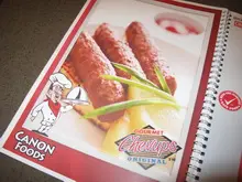 Cannon Foods Gourmet Chevups Barbeque with Garden Salad - archival photograph