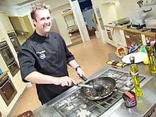 Cooking With Martin Gillespie - Retro Chef - archival photograph