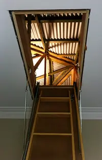 Attix Roof Access '$8000 Dust Proof Room Conversion Competition' - archival photograph