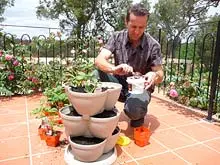 Stack 'A' Pots ' by Ultra Garden Products' - archival photograph