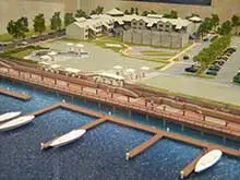 Broadwater on the Marina - archival photograph