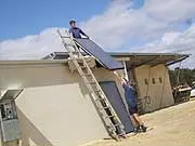 Edwards Solar Hot Water - archival photograph