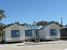 TR Homes 'Made using BlueScope Steel' - archival photograph