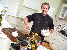 Cooking With Martin Gillespie - Retro Chef - archival photograph