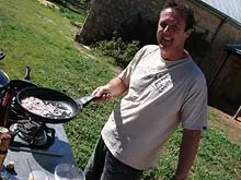 Cooking With Martin Gillespie - Retro Chef - archival photograph