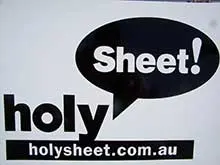 Holy Sheet! - archival photograph