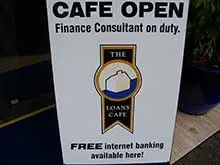 The Loans Café - archival photograph