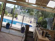 Aussie Outdoor Alfresco Café & Patio Blinds - archival photograph