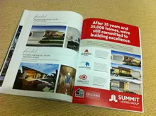 Master Builders Winning Homes Magazine - archival photograph