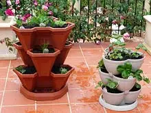 Stack 'A' Pots ' by Ultra Garden Products' - archival photograph
