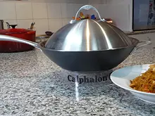 Kitchen Witch 'Calphalon Flat Bottom Wok' - archival photograph