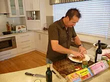 Cooking With Martin Gillespie - Retro Chef - archival photograph
