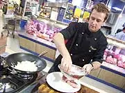 Cooking With Martin Gillespie - Retro Chef - archival photograph