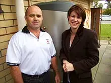 Alinta Hot Water Exchange - archival photograph
