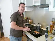 Cooking With Martin Gillespie - Retro Chef - archival photograph