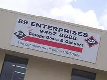 89 Enterprises / B & D Garage Doors - archival photograph