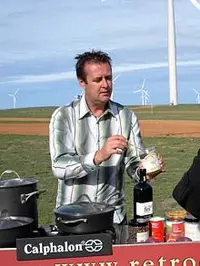 Cooking With Martin Gillespie - Retro Chef - archival photograph