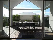TR Homes 'Made using BlueScope Steel and Colorbond' - archival photograph