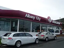 Albany City Motors - archival photograph