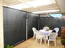 Aussie Outdoor Alfresco Cafe Blinds - archival photograph