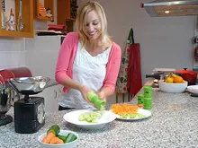 Kitchen Witch 'Vege Twister' - archival photograph