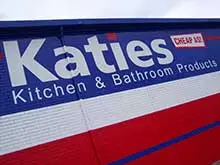Katie's - Cheap As! Bathroom & Kitchen Products - archival photograph