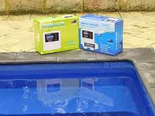 Pool Controls - archival photograph