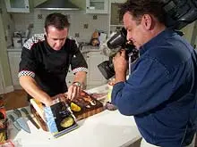 Cooking With Martin Gillespie - Retro Chef - archival photograph