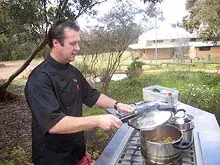 Cooking With Martin Gillespie - Retro Chef - archival photograph