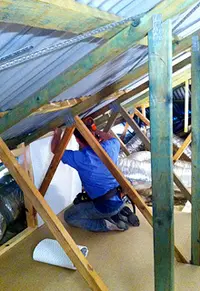 Attix Roof Access 'Innovations For Your Roof' - archival photograph
