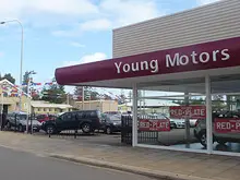 Young Motors 'Mitsubishi - Holden - Mazda' - archival photograph