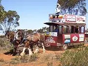 Kalgoorlie Heavy Horse Tours - archival photograph
