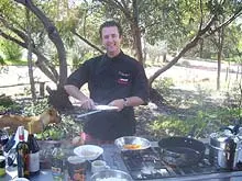 Cooking With Martin Gillespie - Retro Chef - archival photograph