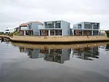 Basilica Place Bunbury 'Three superb canal houses for sale' - archival photograph