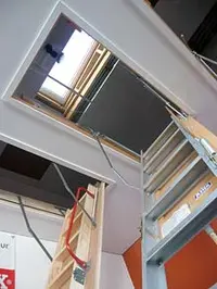 Attix Roof Access - archival photograph