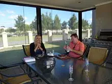 Aussie Outdoor Alfresco Cafe Blinds - archival photograph