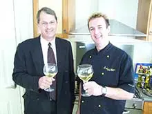 Cooking With Martin Gillespie - Retro Chef - archival photograph