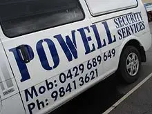 Powell Security Services - archival photograph