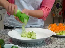Kitchen Witch 'Vege Twister' - archival photograph
