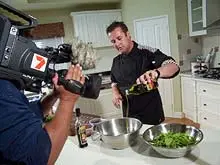 Cooking With Martin Gillespie - Retro Chef - archival photograph
