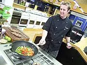 Cooking With Martin Gillespie - Retro Chef - archival photograph