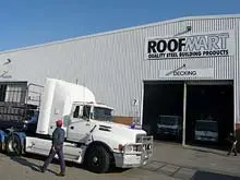 Roofmart 'MasterTruss - Harmony ColourFence' - archival photograph